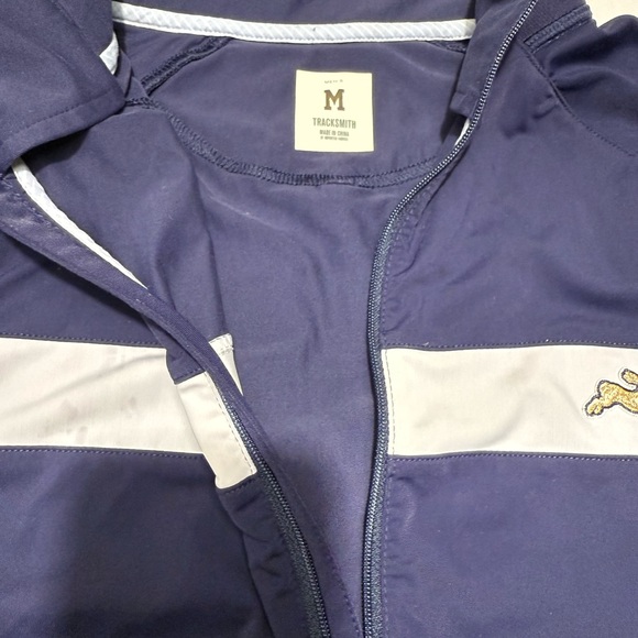 Tracksmith Navy Performance Jacket - Picture 4 of 5